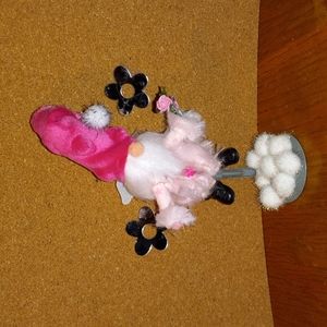 "Every home should own a knome."Cute angel knome Valentine barbie color theme 6"